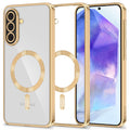 Aizsargvāciņš Samsung Galaxy A57 5G - Transparent – Tech-Protect MagFlex MagSafe, zelta