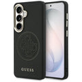 Aizsargvāciņš Samsung Galaxy S26 – Guess Perforated Logo MagSafe, melns
