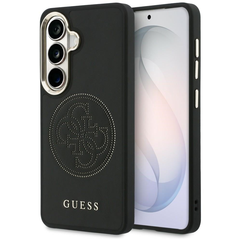 Aizsargvāciņš Samsung Galaxy S26 – Guess Perforated Logo MagSafe, melns