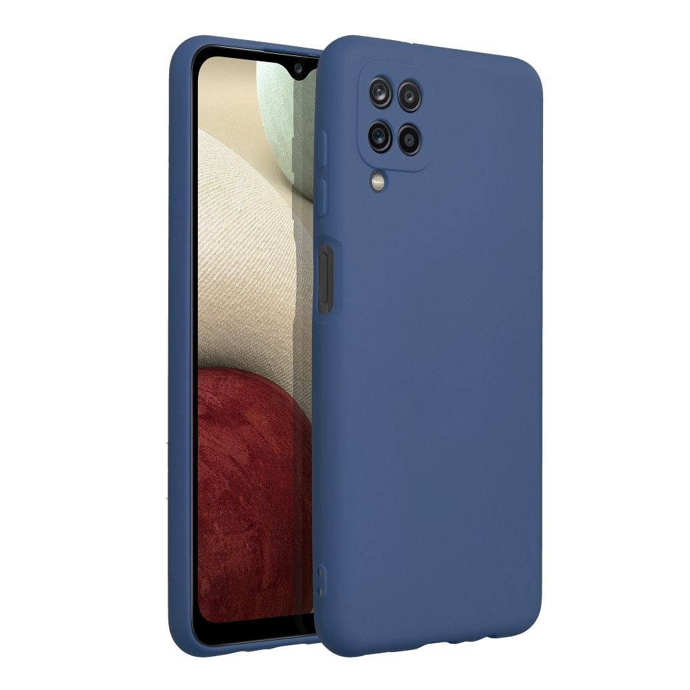 Aizsargvāciņš Samsung A12 – SILICONE, zils — attēls 2