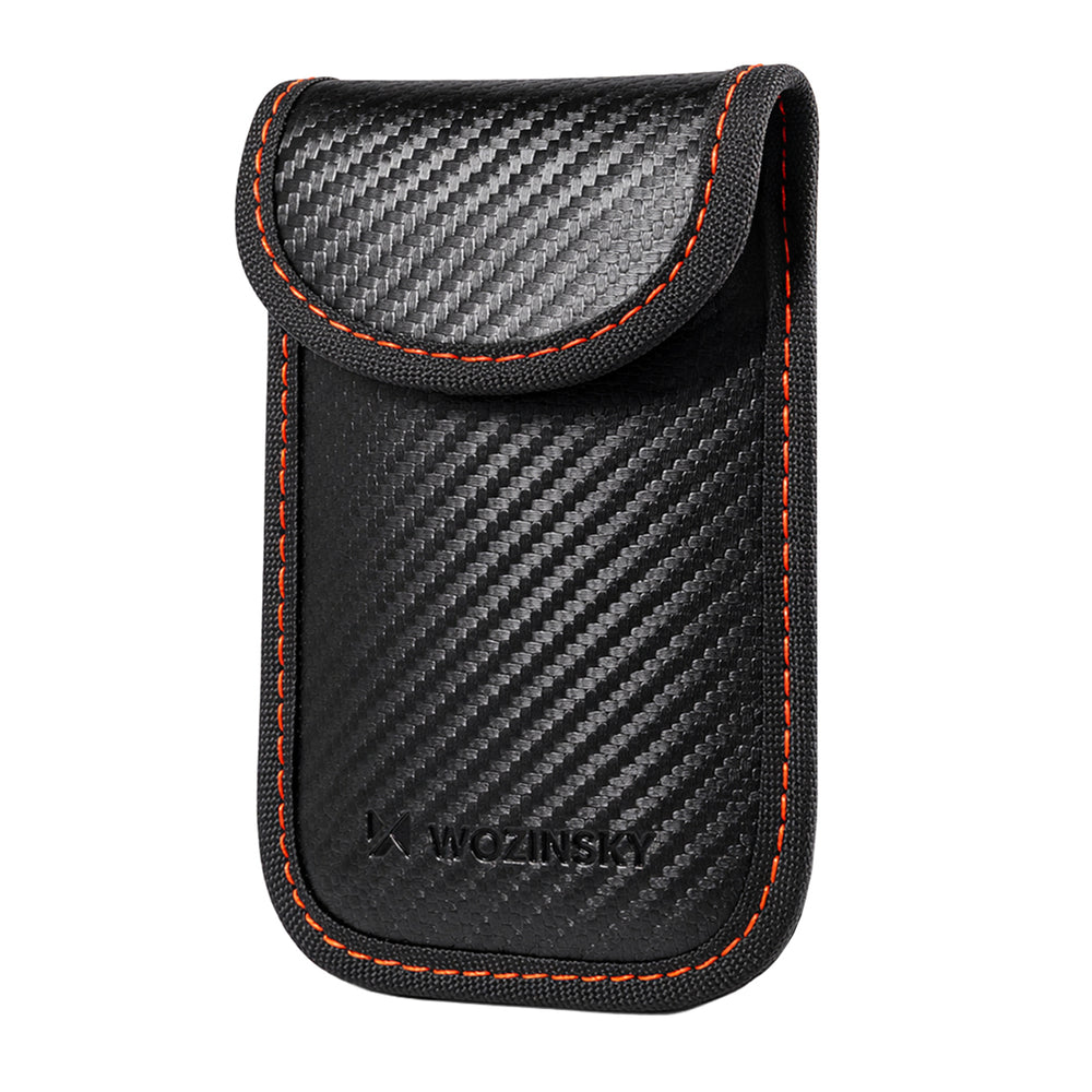 Wozinsky WPB-R14 RFID signālu bloķējošs maciņš auto bezatslēgas atslēgai 14×9 cm, melns