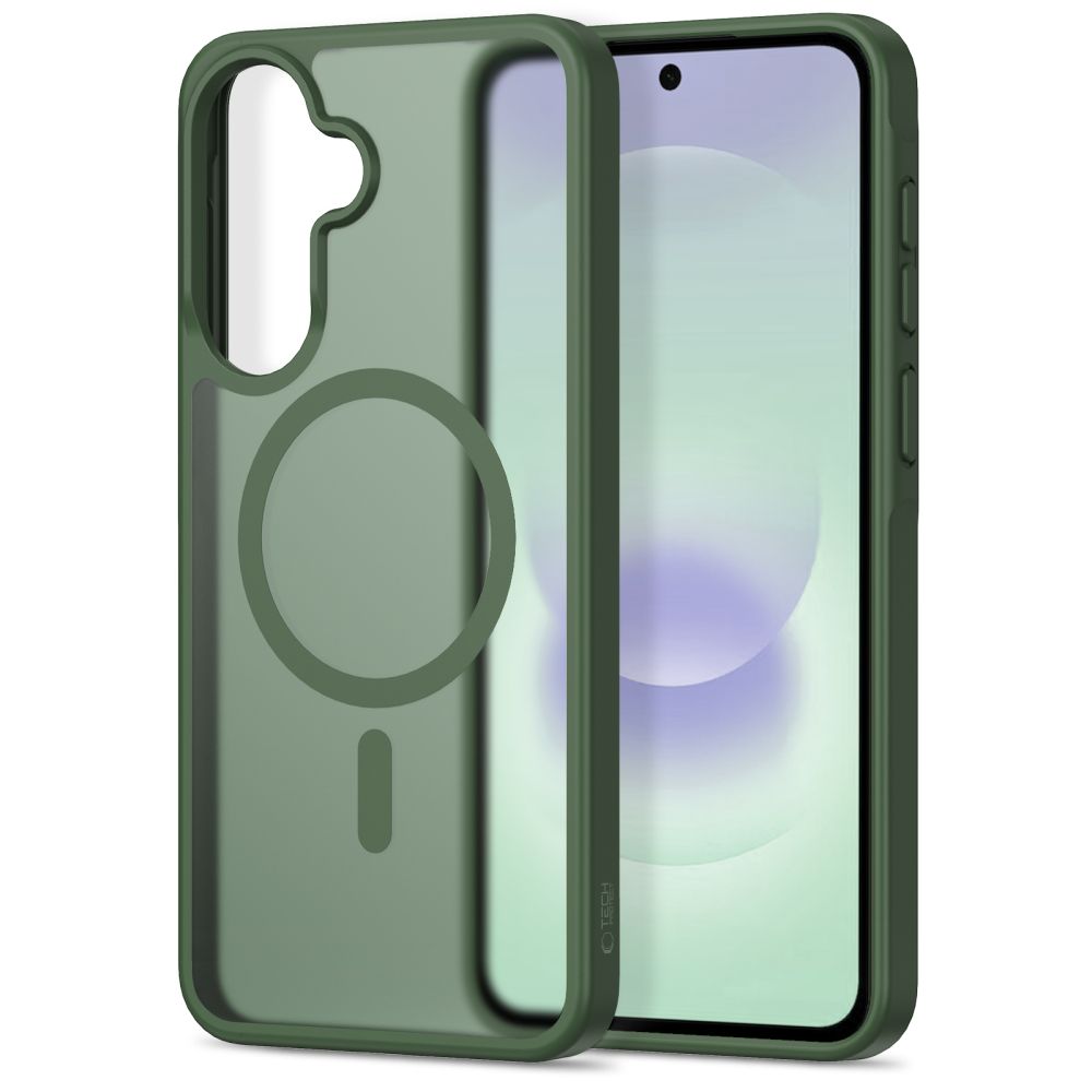 Aizsargvāciņš Samsung Galaxy A36 / A56 / A37 5G - Matte – Tech-Protect Magmat MagSafe, zaļš — attēls 2