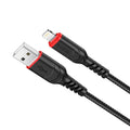 Kabelis HOCO cable USB A to Lightning 2,4A X59 1 m black