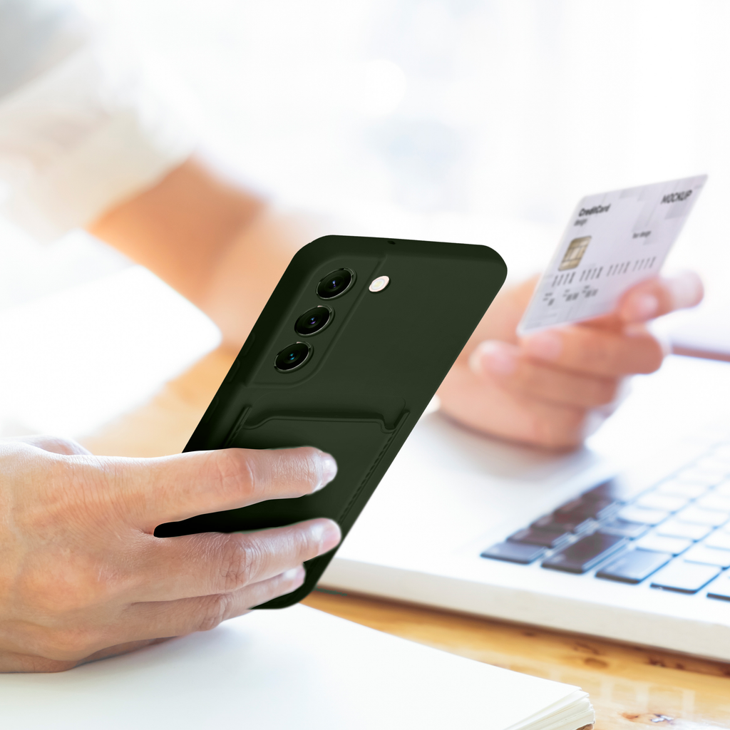 Aizsargvāciņš Samsung A53 5G – CARD, zaļš — attēls 3