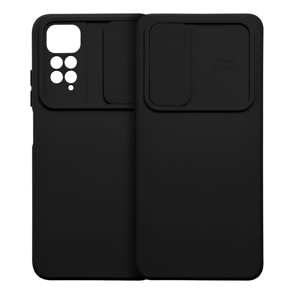 Aizsargvāciņš Xiaomi Redmi 12C – SLIDE, melns — attēls 4