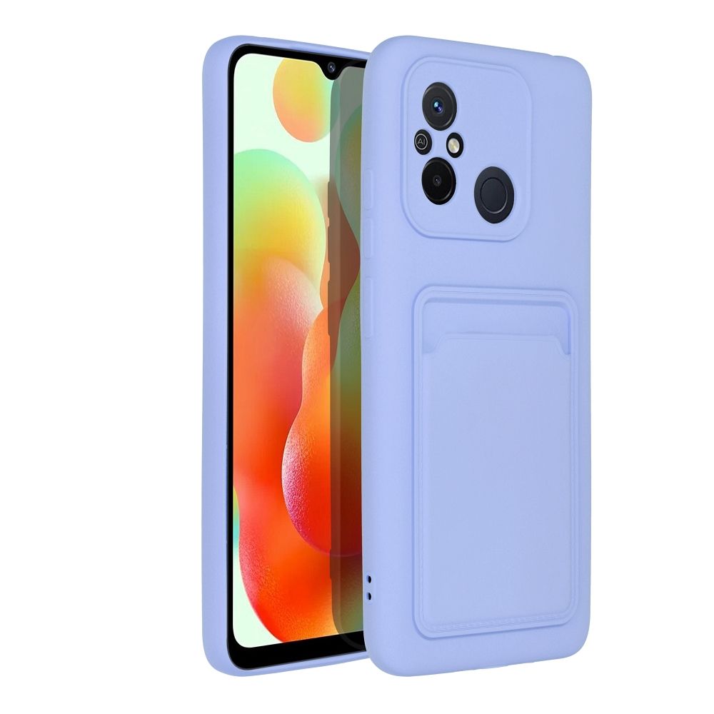 Aizsargvāciņš Xiaomi Redmi 12C – CARD, violets — attēls 2