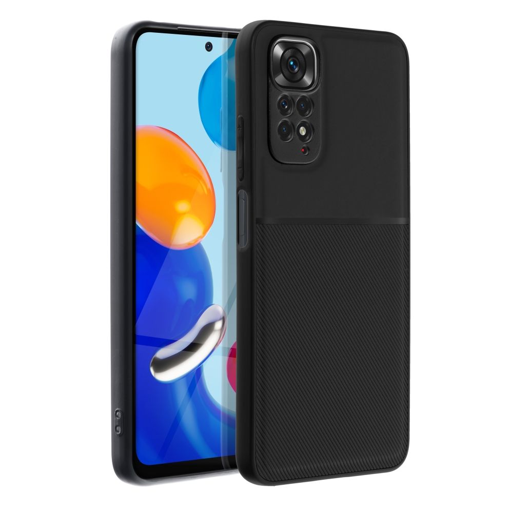 Aizsargvāciņš Xiaomi Redmi Note 11 / 11S – NOBLE, melns — attēls 2