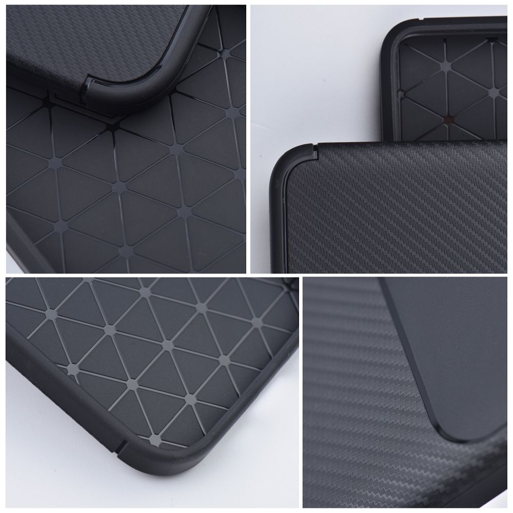 Aizsargvāciņš Samsung S24 – CARBON PREMIUM, melns — attēls 4