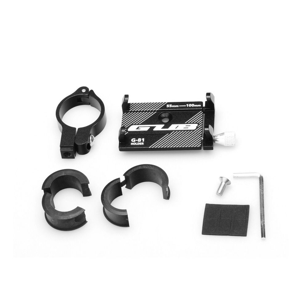 GUB bike holder for mobile phone G81 Aluminium black — attēls 2