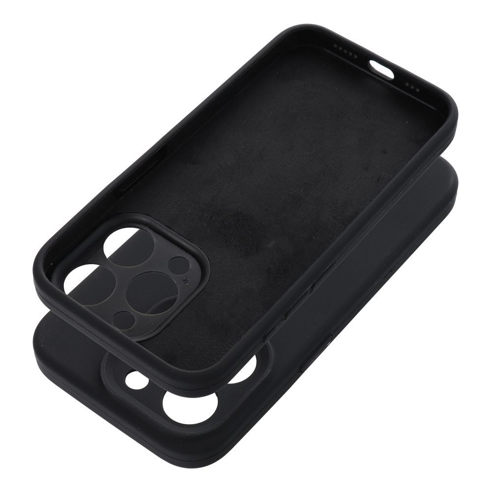 Aizsargvāciņš iPhone 16 Pro Max – SILICONE 2mm, melns