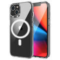 Aizsargvāciņš iPhone 16 – CLEAR MAG with camera protection compatible with MagSafe, caurspīdīgs