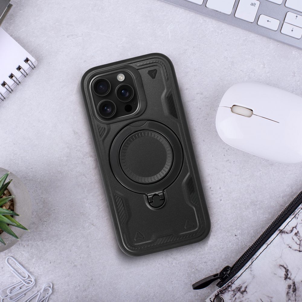 Frost Armor aizsargvāciņš iPhone 16e (SE 4 2025) / 17e, melns