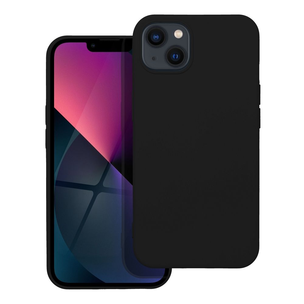 Aizsargvāciņš iPhone 13 – SILICONE, melns