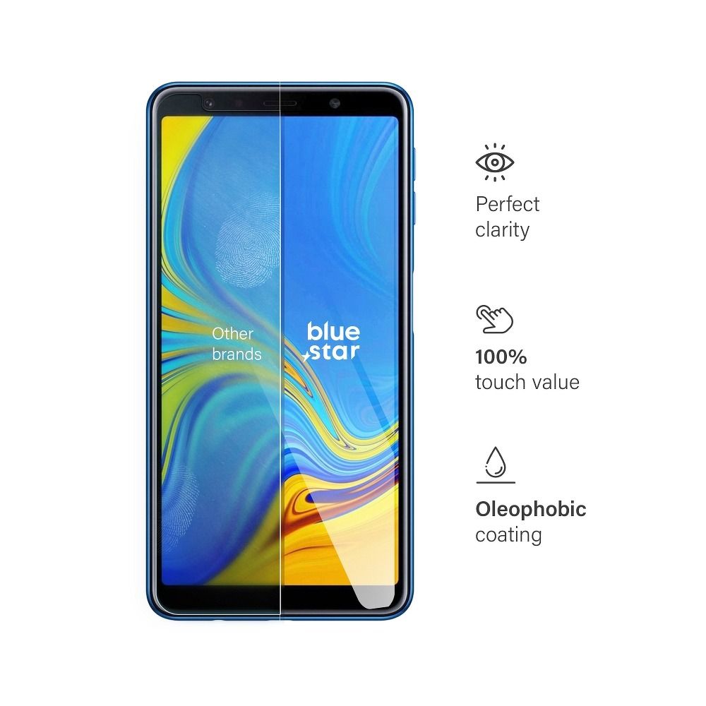 Aizsargstikls Samsung A7 2018 – Blue Star — attēls 4