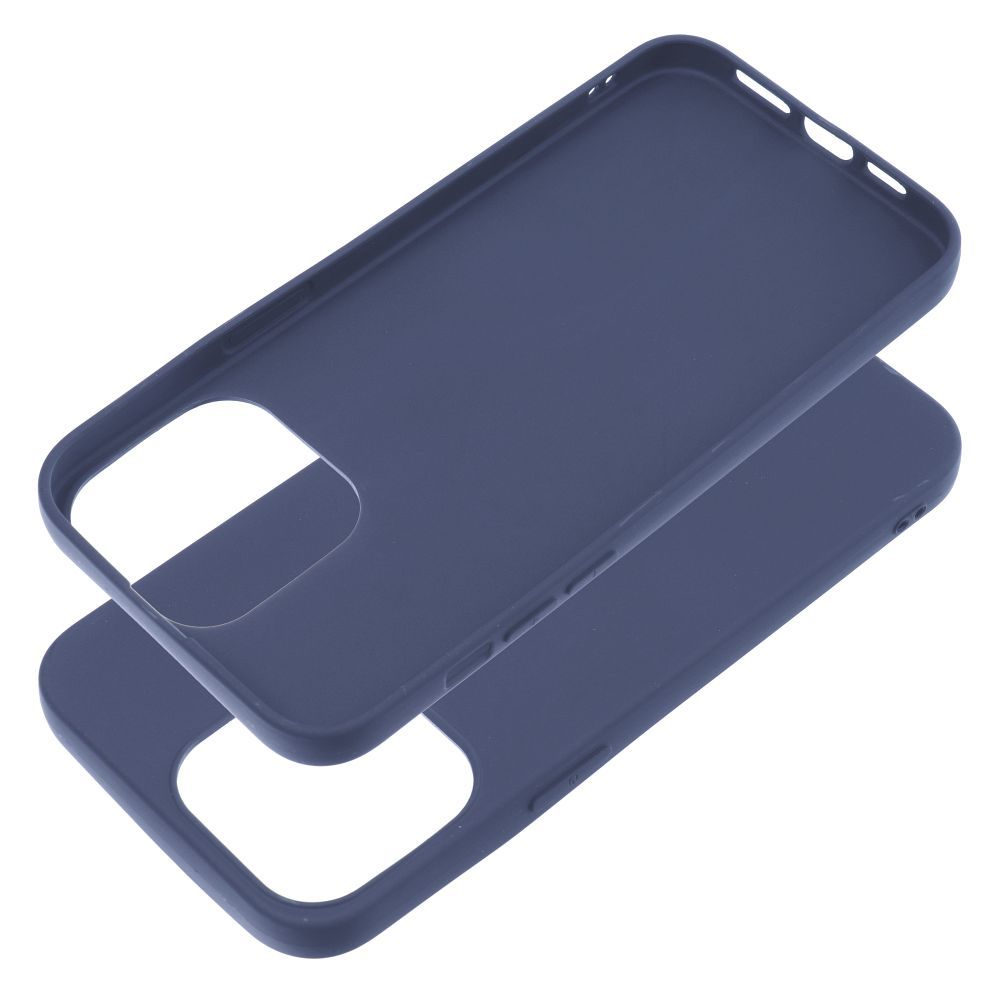 Aizsargvāciņš iPhone 15 Pro – MATT, zils — attēls 3