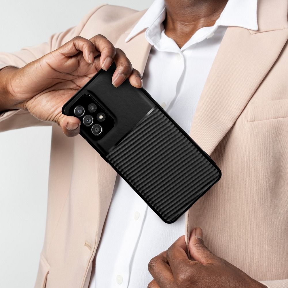 Aizsargvāciņš Samsung A13 4G – NOBLE, melns — attēls 4