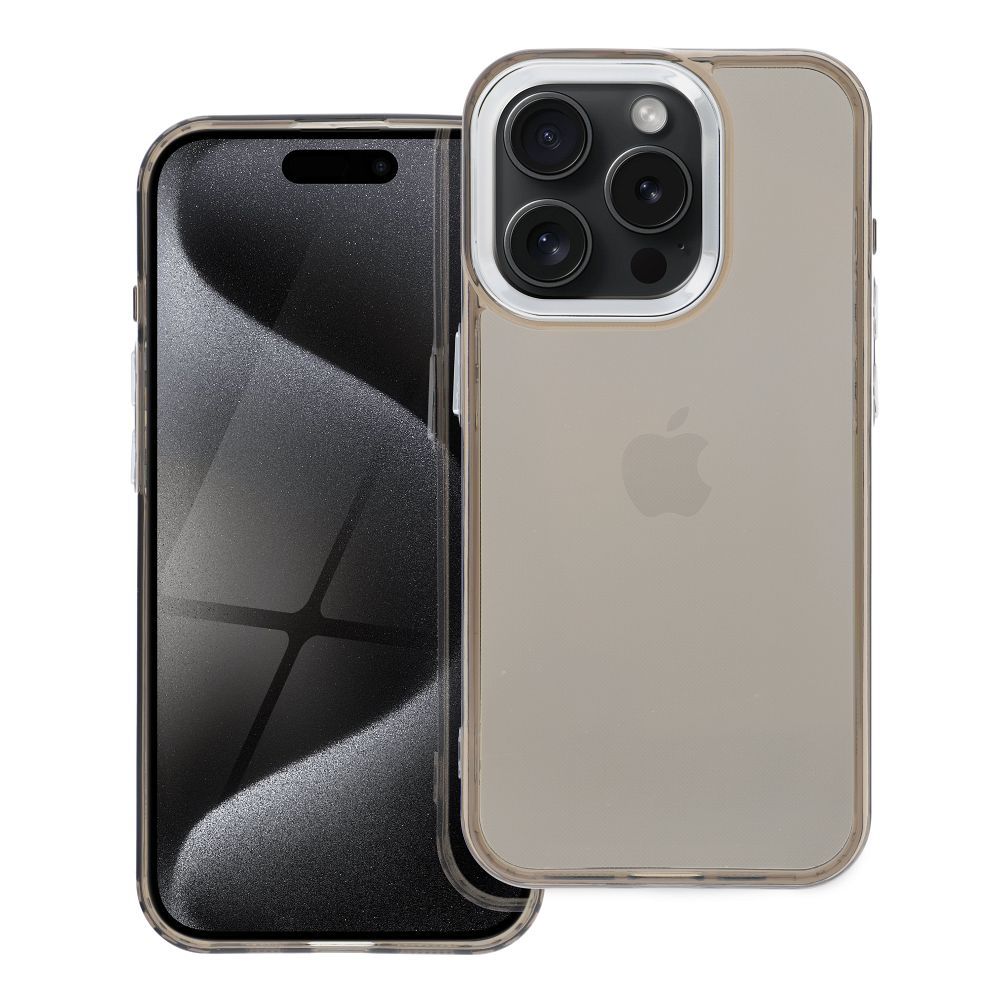 Aizsargvāciņš iPhone 15 Pro – PEARL, melns