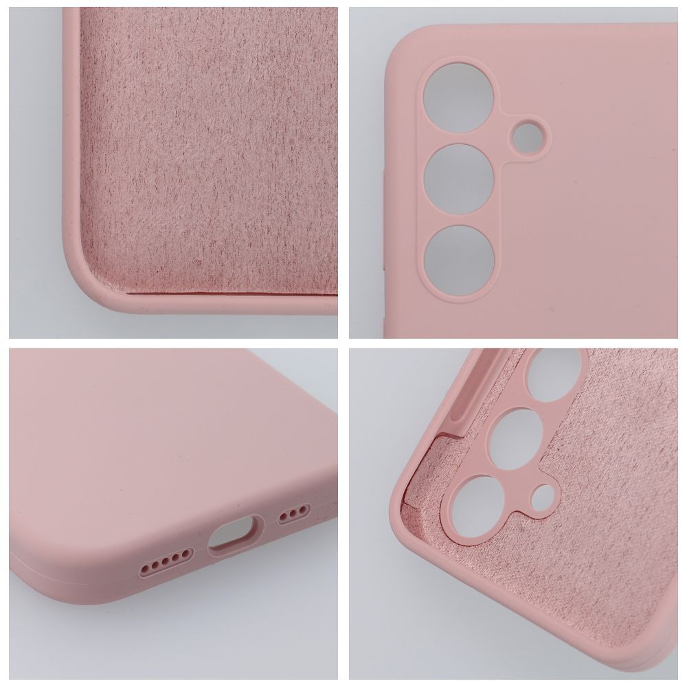 Aizsargvāciņš Xiaomi REDMI A3 4G sand – SILICONE 2mm, rozā — attēls 3