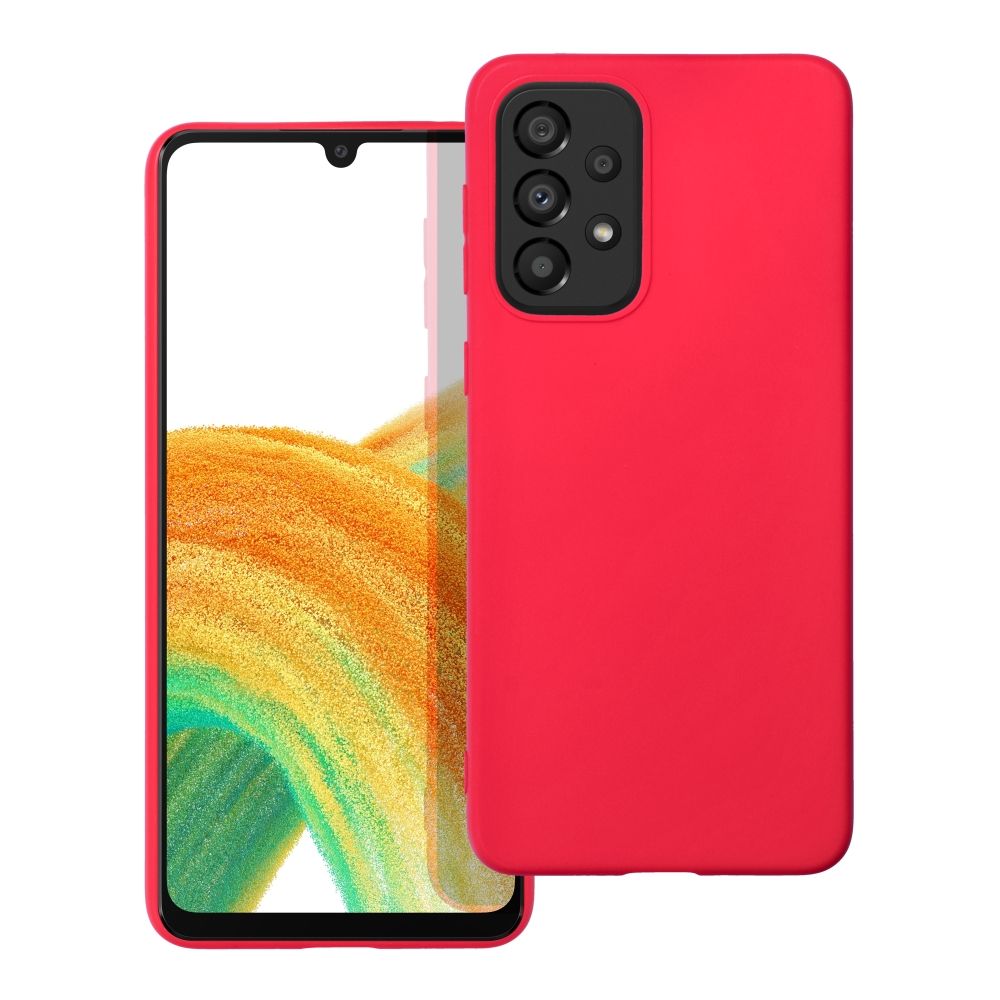 Aizsargvāciņš Samsung A33 5G – SOFT, sarkans