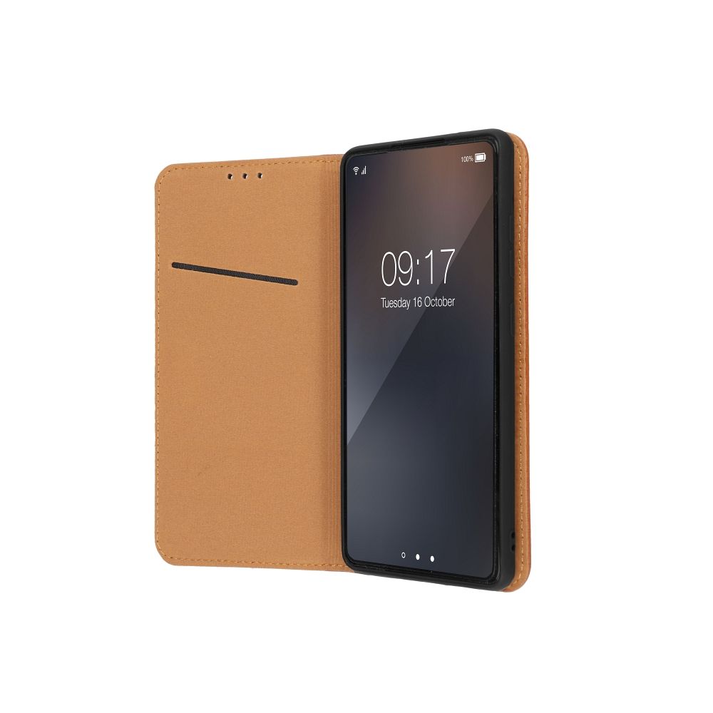Aizsargvāciņš Samsung S24 – SMART PRO leather, brūns — attēls 4