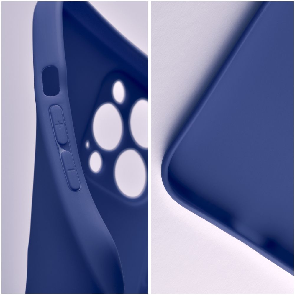 Aizsargvāciņš iPhone 16 – SOFT, tumši zils — attēls 3