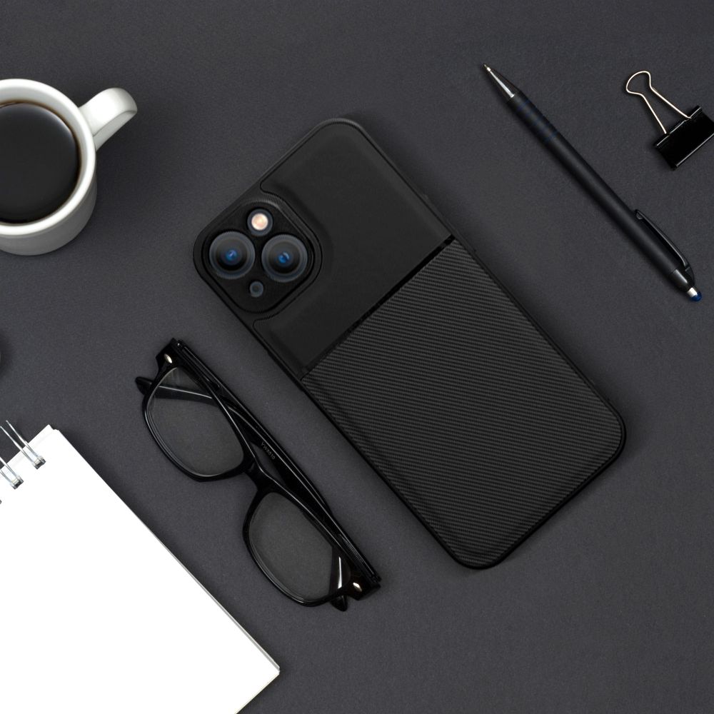 Aizsargvāciņš Xiaomi 12 Lite – NOBLE, melns — attēls 4