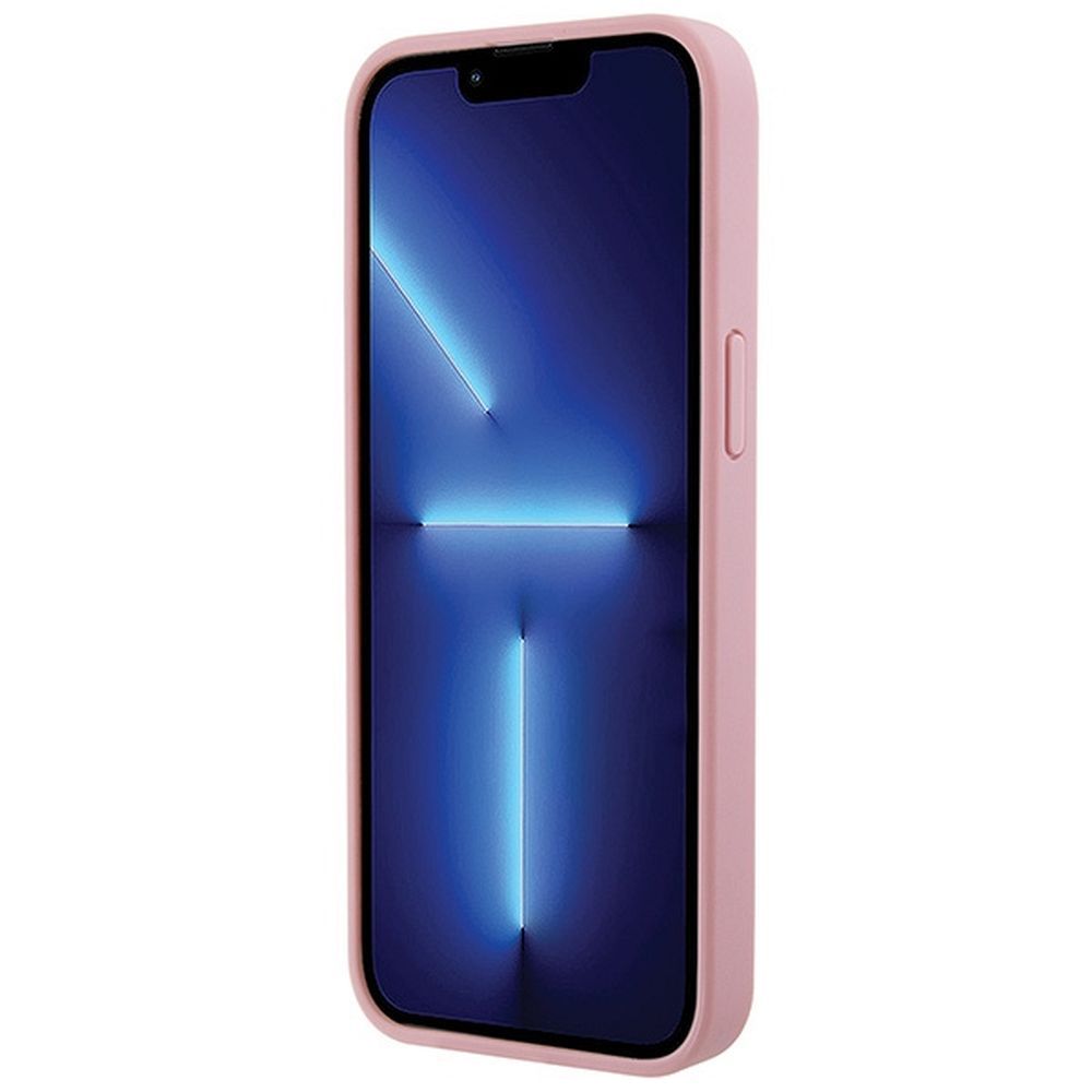 Aizsargvāciņš iPhone 15 Pro GUHCP15LP4EPMP (Quilted 4G Classic) – GUESS, rozā — attēls 2