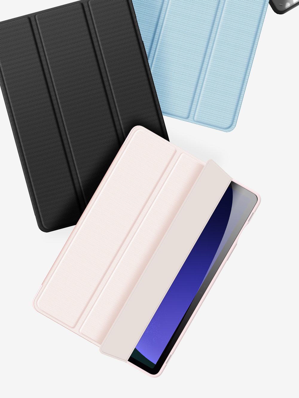 Aizsargvāciņš Samsung Tab S9 – DUX DUCIS TOBY with pencil storage, melns — attēls 3
