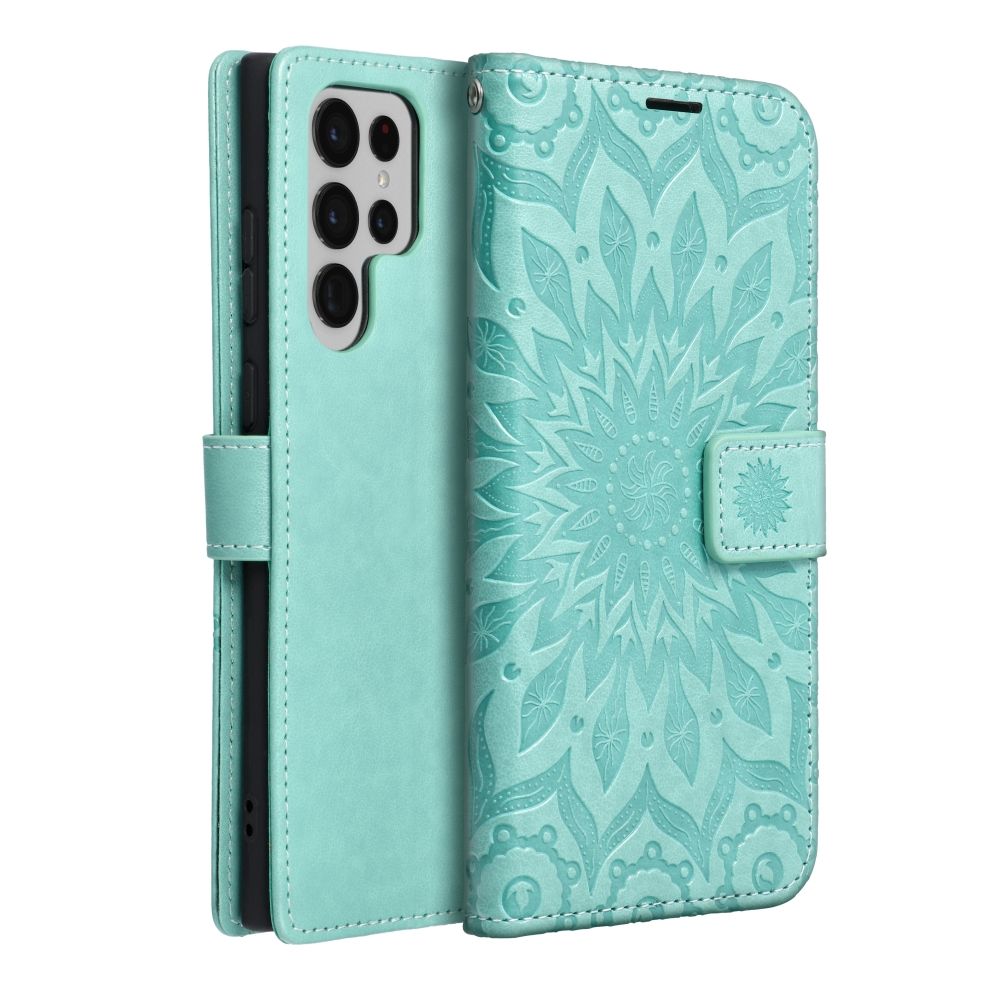 Aizsargvāciņš Samsung S22 Ultra mandala – MEZZO, zaļš — attēls 2