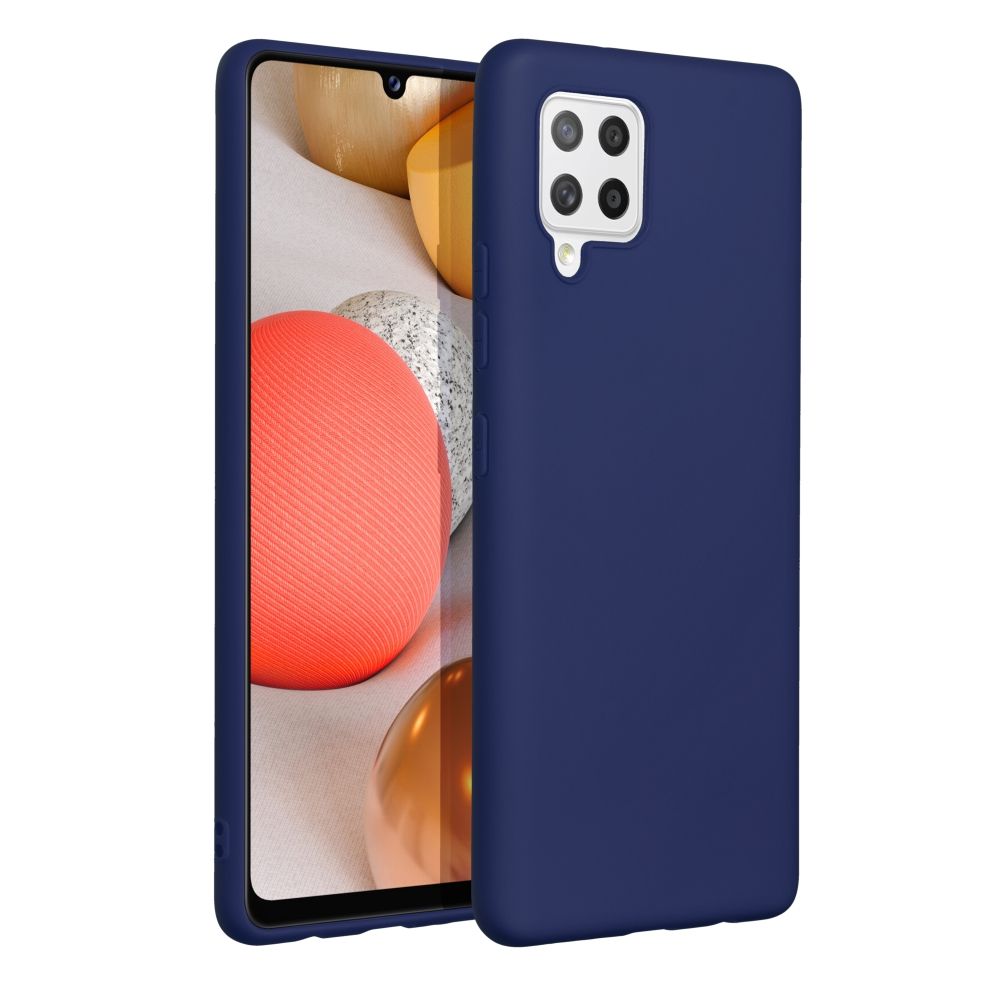 Aizsargvāciņš Samsung A42 5G – SOFT, tumši zils — attēls 2