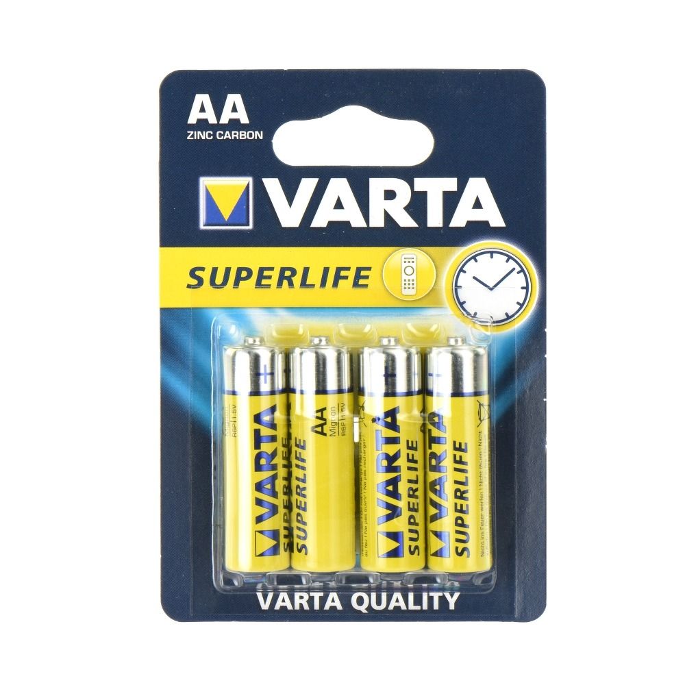 VARTA Superlife cinka baterijas AA (R6), 4 gab.