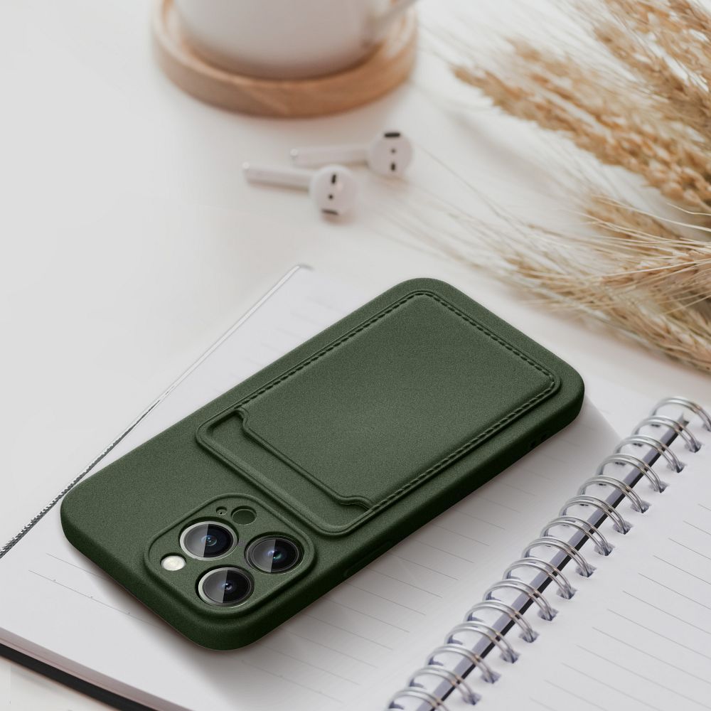 Aizsargvāciņš iPhone 16 Plus – CARD, zaļš — attēls 2