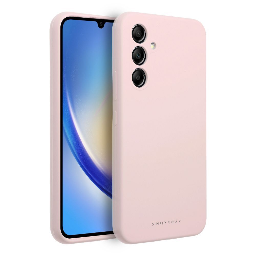 Aizsargvāciņš Samsung Galaxy A34 5G Light – Roar Cloud-Skin, rozā — attēls 2