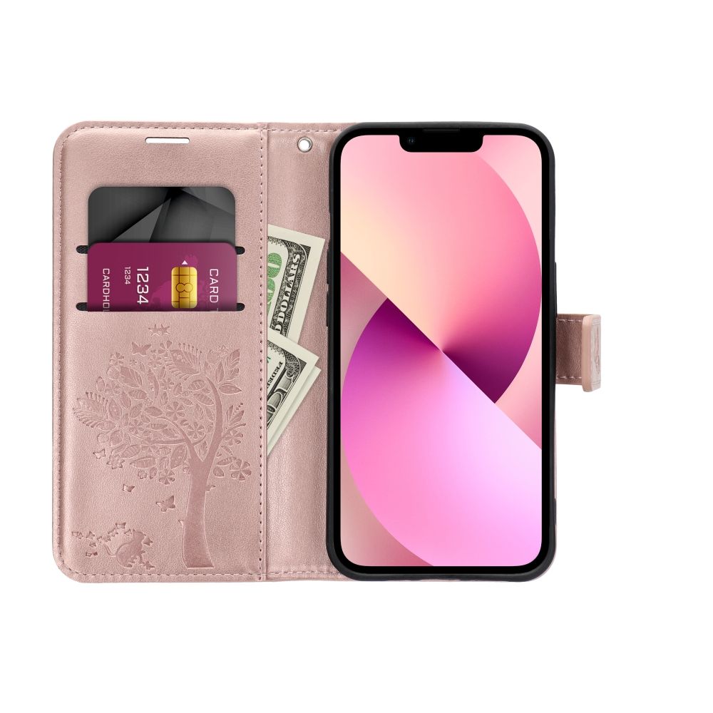 Aizsargvāciņš Samsung A13 5G / A04S tree – MEZZO, rozā zelta — attēls 4