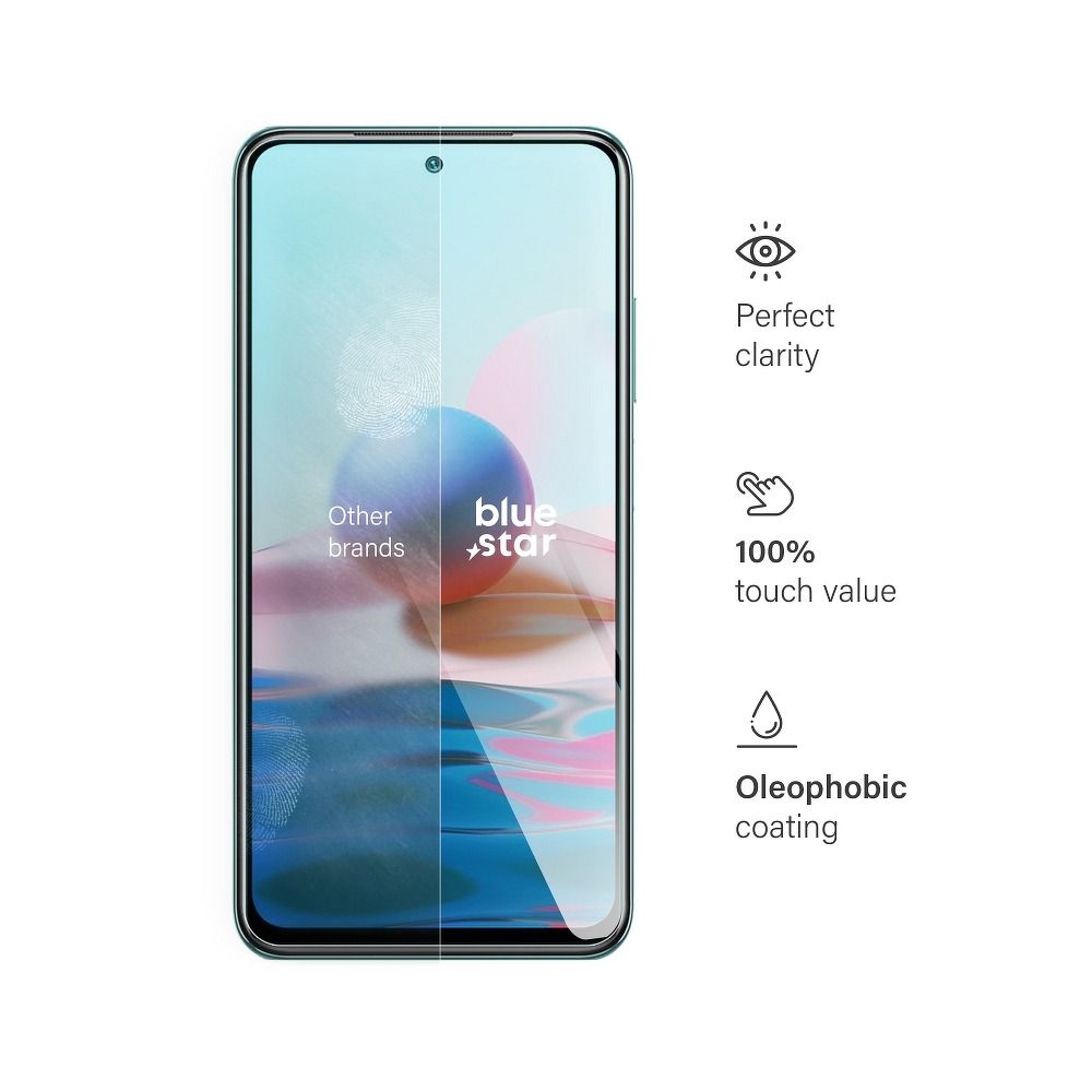 Aizsargstikls Xiaomi Redmi Note 10 – Blue Star — attēls 4