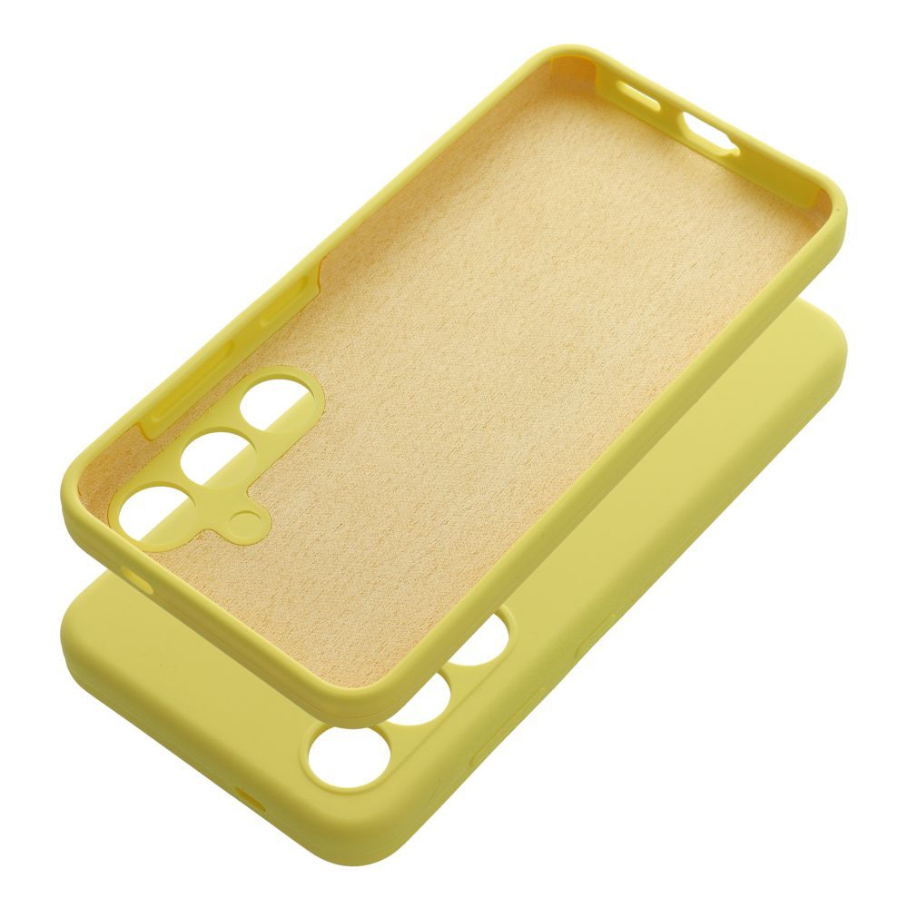 Aizsargvāciņš Samsung S24 FE lemon – SILICONE 2mm