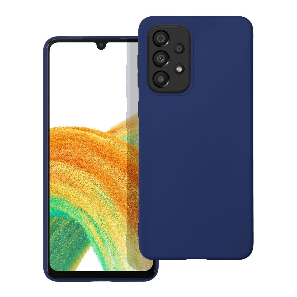 Aizsargvāciņš Samsung A33 5G – SOFT, tumši zils