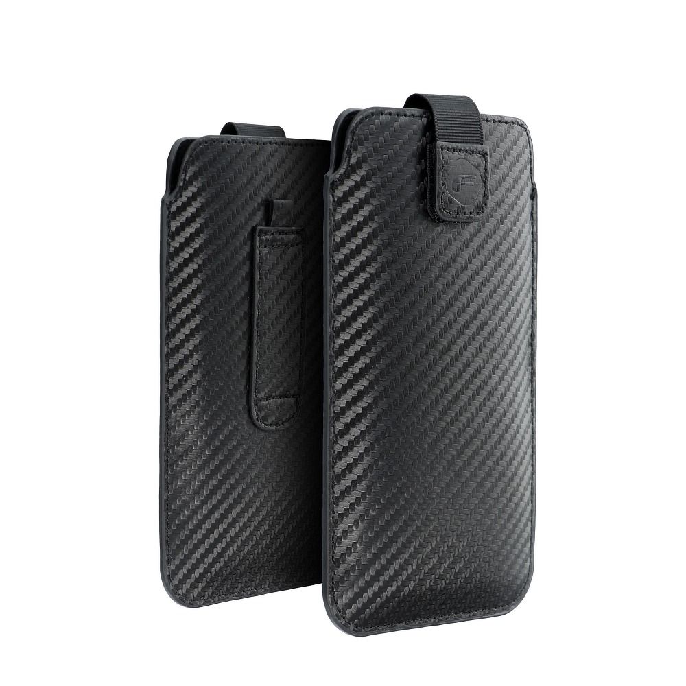 Aizsargvāciņš iPhone 13 PRO MAX / 12 PRO MAX / Samsung A52 5G / LTE ( 4G ) / A20s / A71 / S21 Plus / Xiaomi Redmi Note 10 / 10s / REALME 8 – POCKET Carbon Universal - Size 12
