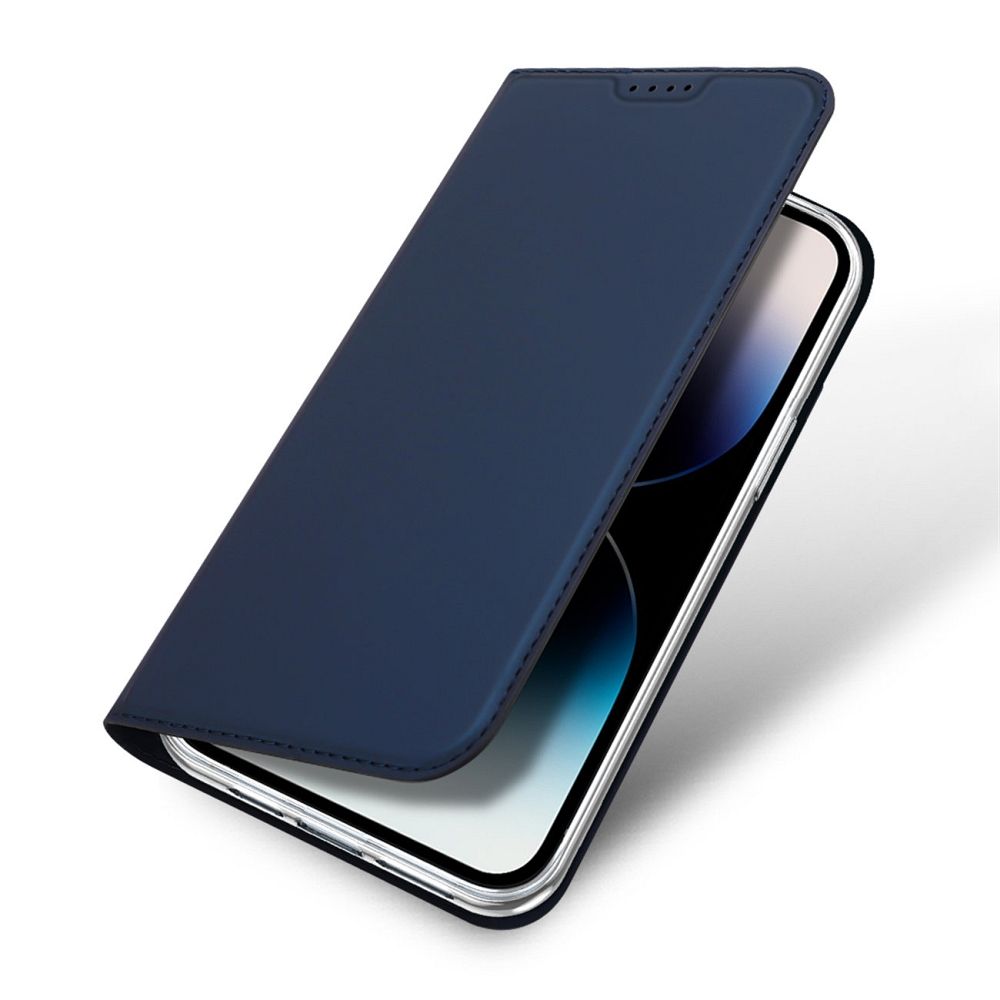 Aizsargvāciņš iPhone 15 – DUX DUCIS wallet SKIN PRO, zils — attēls 4
