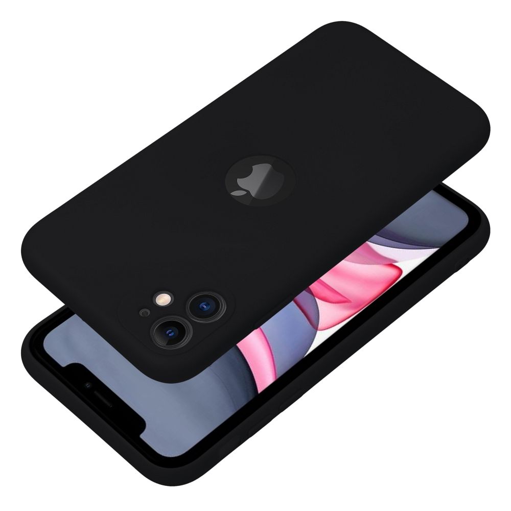 Aizsargvāciņš iPhone 11 Pro Max – SOFT, melns — attēls 3