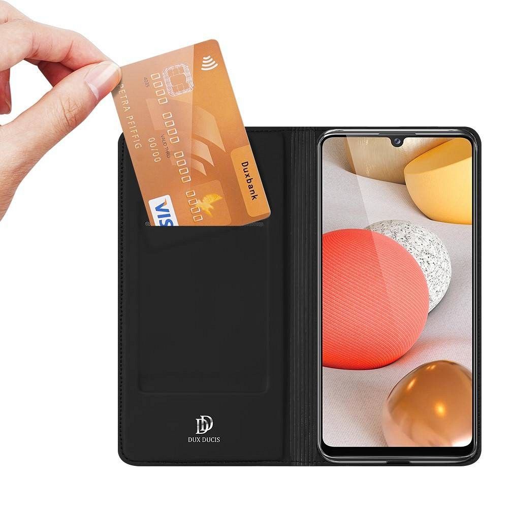 Aizsargvāciņš Samsung A55 – DUX DUCIS wallet SKIN PRO, melns — attēls 4
