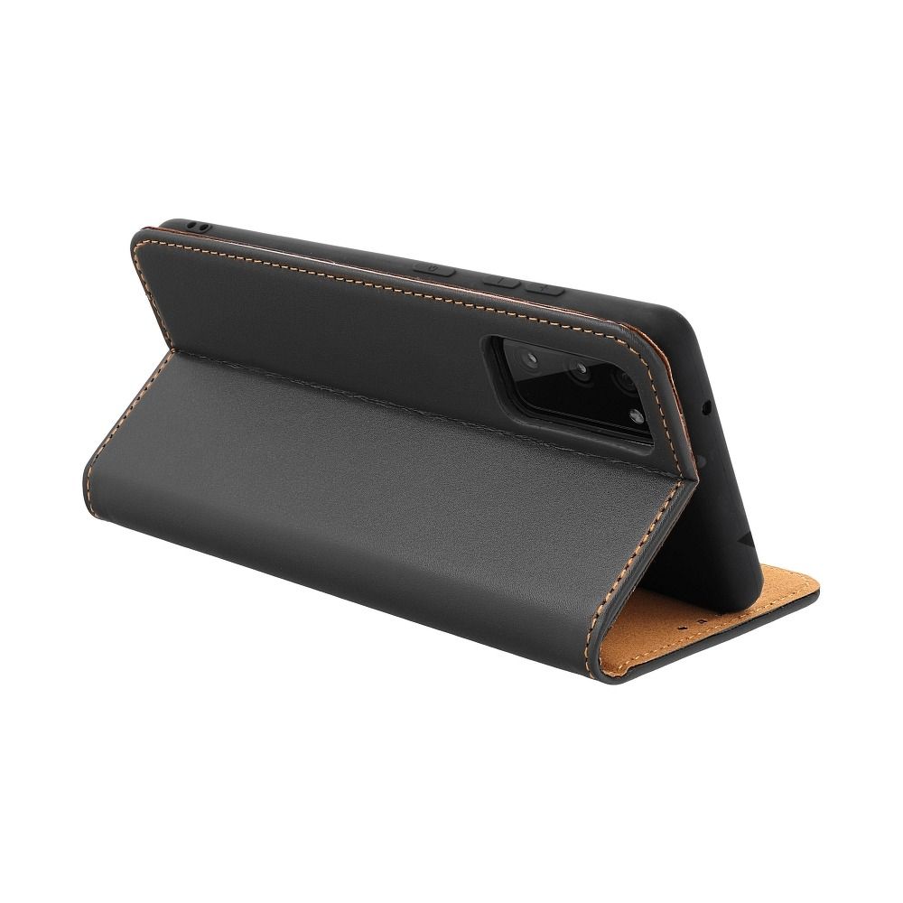Aizsargvāciņš iPhone 11 – SMART PRO leather, melns — attēls 4