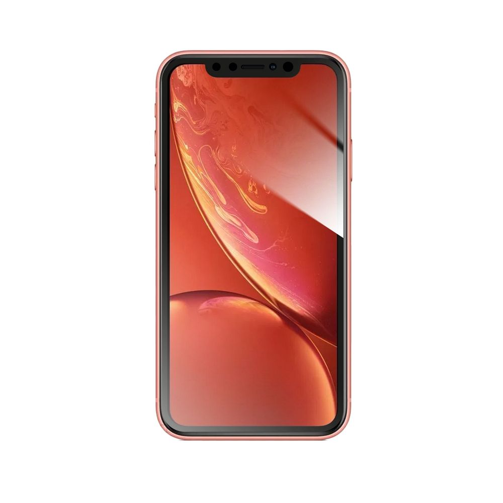Aizsargstikls iPhone Xr/11 – Forcell Flexible Nano 5D, melns — attēls 2