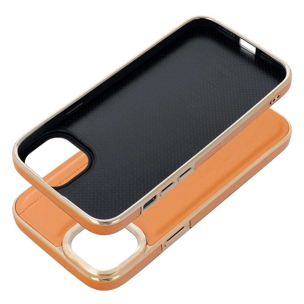Aizsargvāciņš iPhone 15 Plus – MILANO, brūns — attēls 3