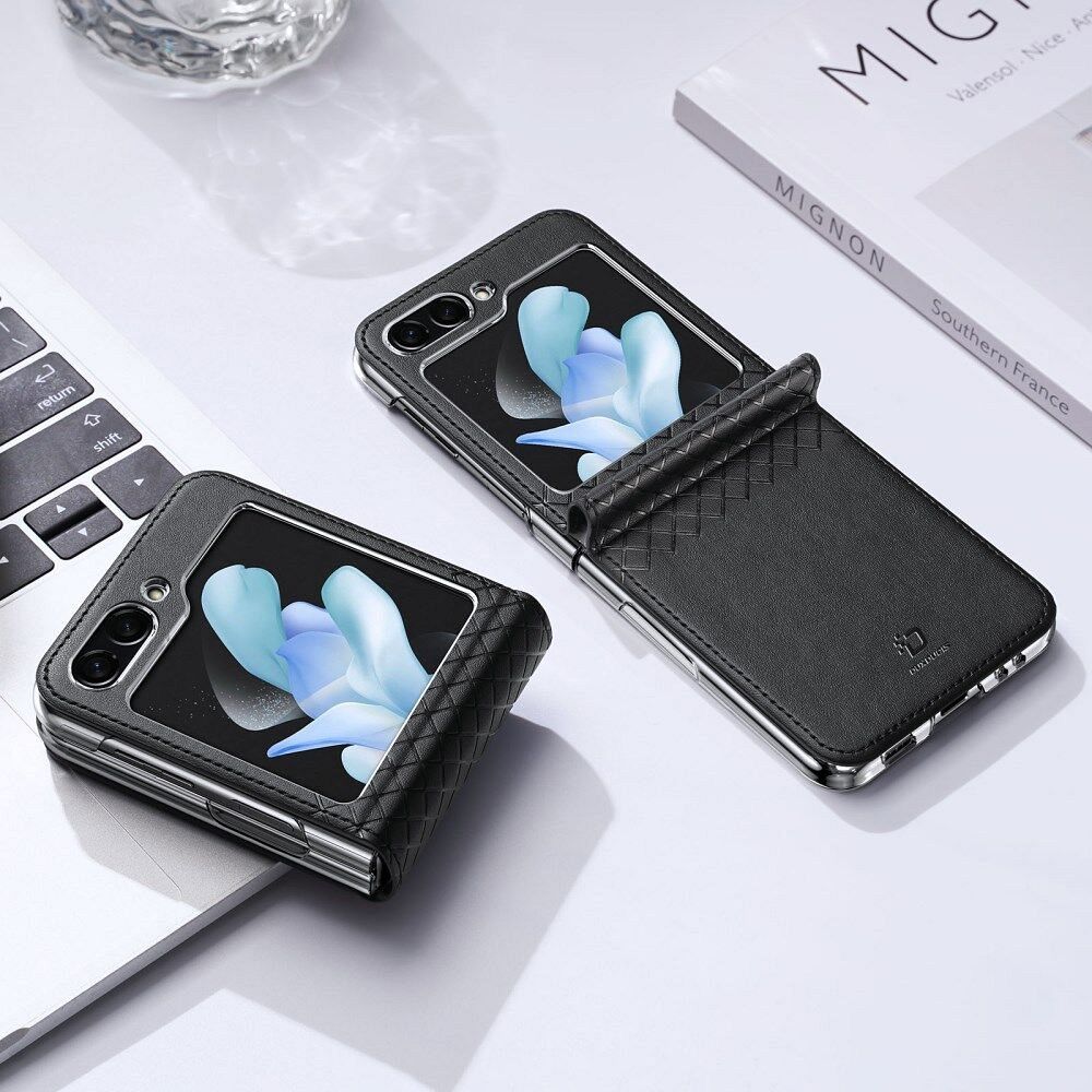 Aizsargvāciņš Samsung Z Flip5 5G – DUX DUCIS BRIL, melns — attēls 3