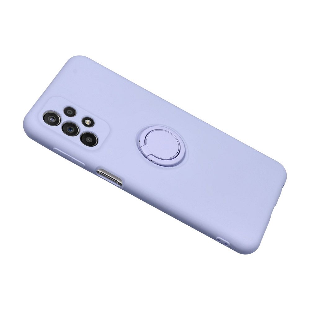 Aizsargvāciņš Samsung A25 5G – SILICONE RING, violets — attēls 3