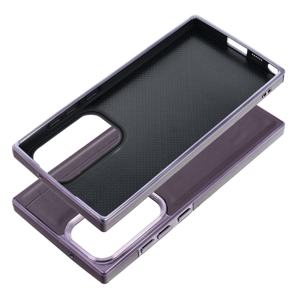 Aizsargvāciņš Samsung S23 Ultra dark – MILANO, violets — attēls 3