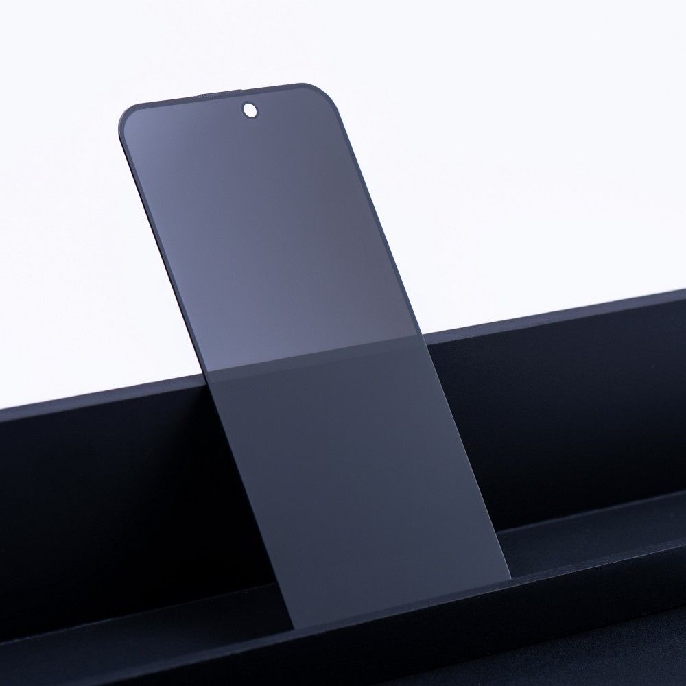 Aizsargstikls Redmi Note 13 Pro 5G / Redmi Note 13 Pro+ 5G – OG Premium Privacy, melns — attēls 4