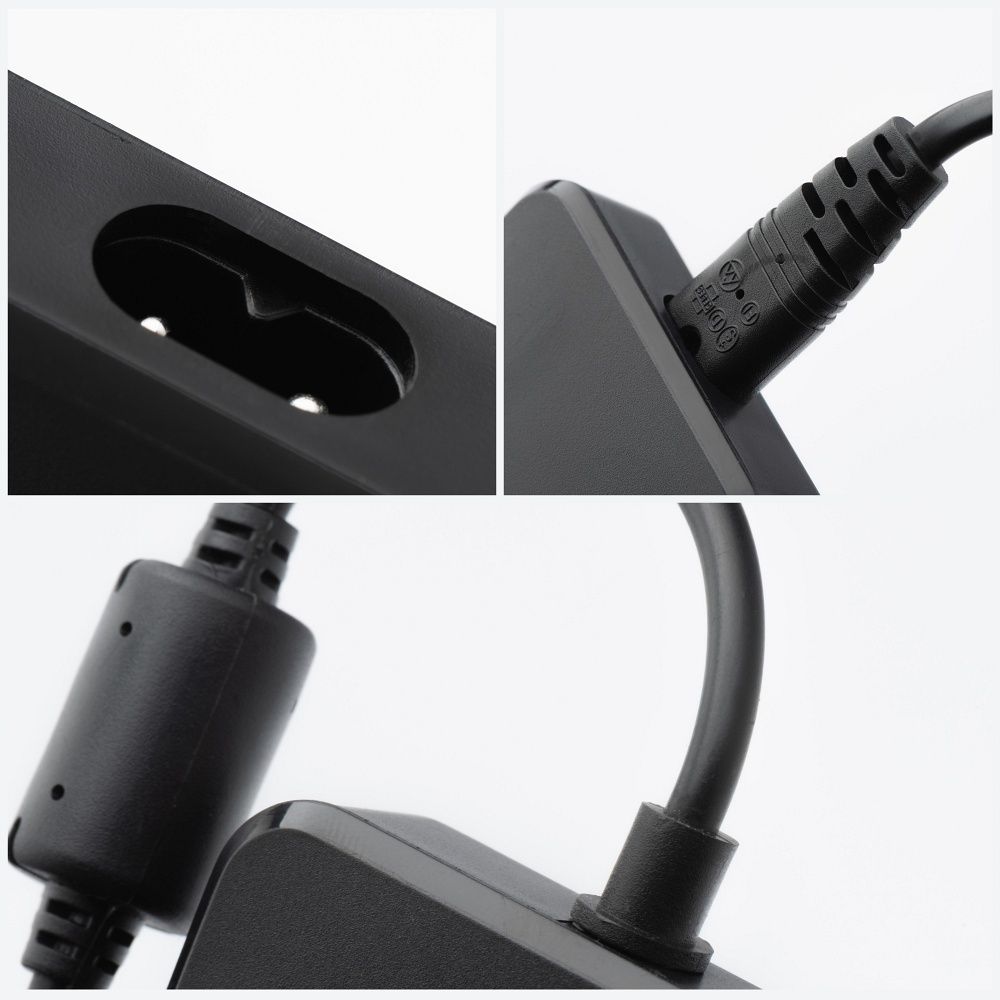 Forcell F-Energy E856 USB-C PD 65 W portatīvā datora lādētājs ar 6 uzgaļiem, melns