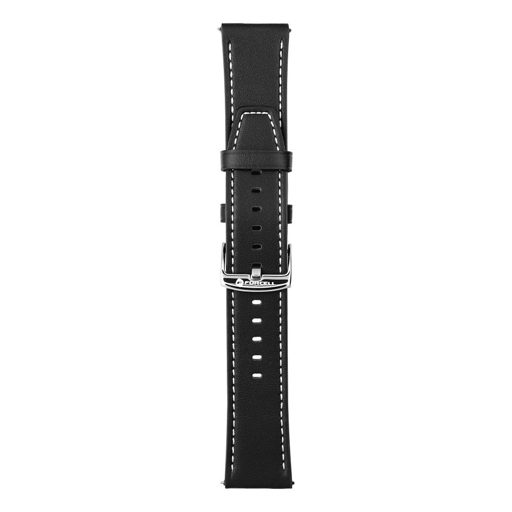 Forcell F-Design FS21 siksniņa Samsung Galaxy Watch 22 mm, melna